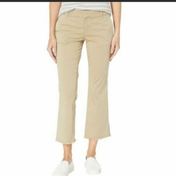 Kut From The Kloth Stella Kick Flare Khaki Pants - Picture 1 of 7